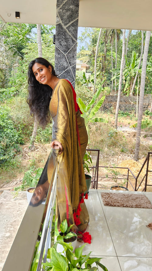 Gold Saree