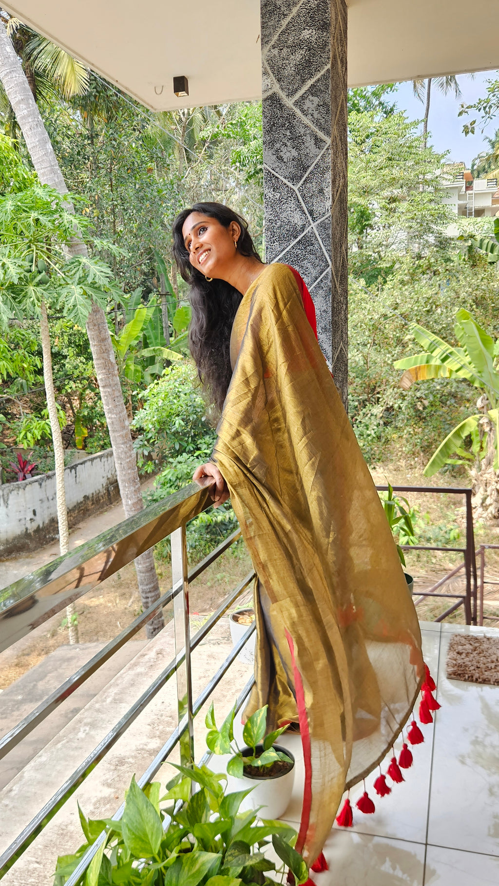Gold Saree