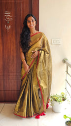 Gold Saree