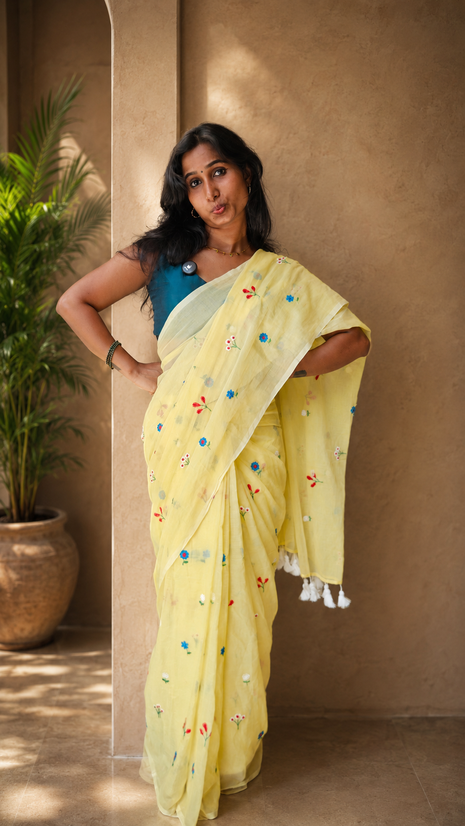 Aiden Thottam saree, view 6 | Lolak Boutique