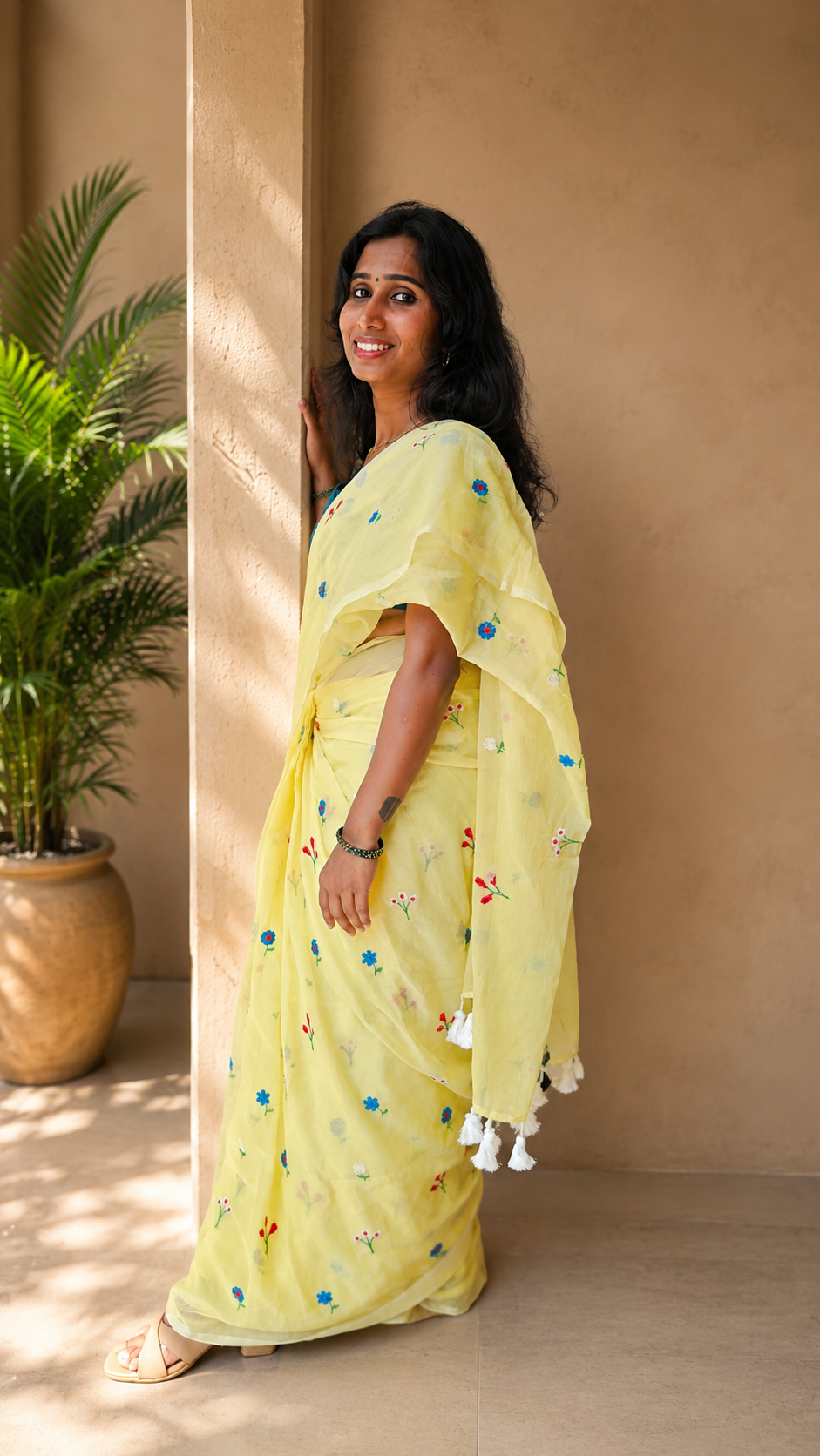 Aiden Thottam saree, view 7 | Lolak Boutique