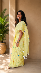 Aiden Thottam saree, view 7 | Lolak Boutique