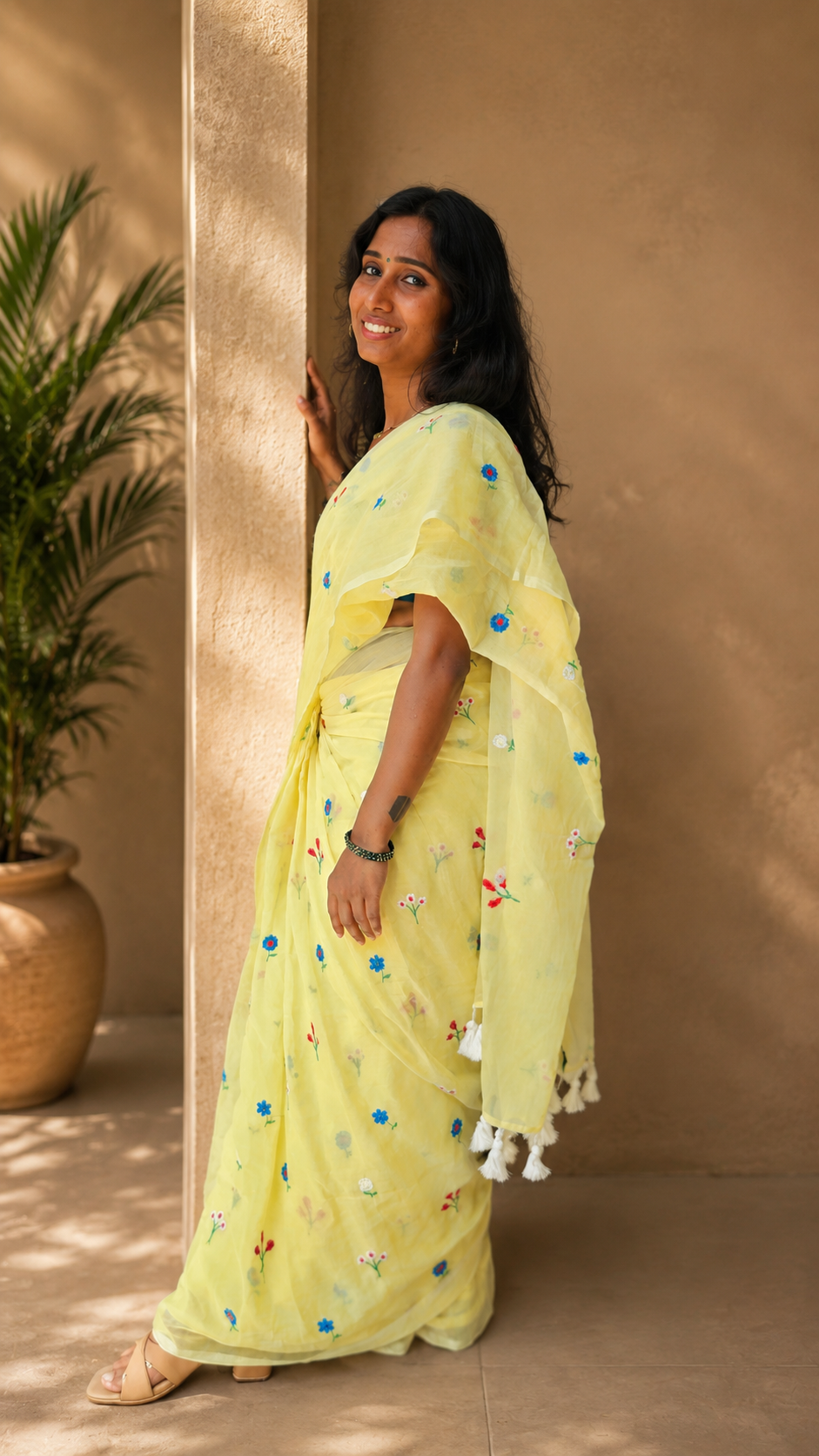 Aiden Thottam saree, view 8 | Lolak Boutique