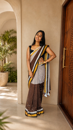 Coffee saree | Lolak Boutique