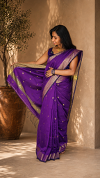 Nayanthara Maheswari cotton saree, view 5 | Lolak Boutique